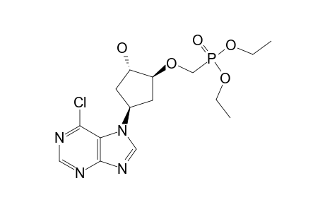 7-[(1'-BETA,3'-ALPHA,4'-BETA)-4'-(DIETHYLPHOSPHONO)-METHOXY-3'-HYDROXYCYCLOPENTYL]-6-CHLOROPURINE