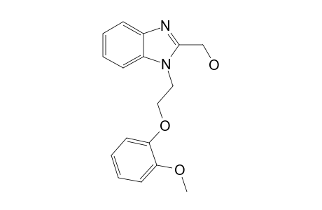 1H-1,3-Benzimidazole-2-methanol, 1-[2-(2-methoxyphenoxy)ethyl]-