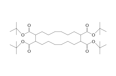 Cyclohexadecane-1,2,9,10-tetracarboxylic acid, tetra-t-butyl ester