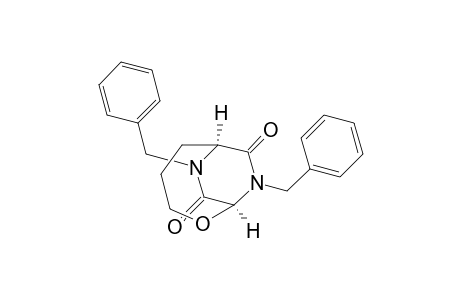 2-Oxa-7,9-diazabicyclo[4.2.2]decane-8,10-dione, 7,9-bis(phenylmethyl)-, cis-(.+-.)-