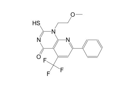 pyrido[2,3-d]pyrimidin-4(1H)-one, 2-mercapto-1-(2-methoxyethyl)-7-phenyl-5-(trifluoromethyl)-