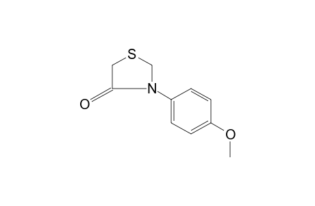 3-(p-METHOXYPHENYL)-4-THIAZOLIDINONE