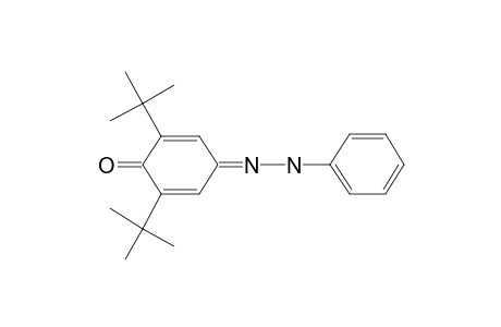 2,6-bis(1,1-Dimethylethyl)cyclohexa-2,5-diene-1,4-dione, 4-phenylhydrazone