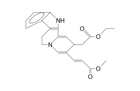 (E)-3-[2-(2-ethoxy-2-keto-ethyl)-2,6,7,12-tetrahydropyrido[6,1-a]$b-carbolin-3-yl]acrylic acid methyl ester