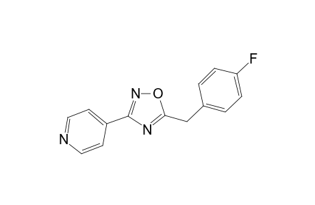 Pyridine, 4-[5-[(4-fluorophenyl)methyl]-1,2,4-oxadiazol-3-yl]-