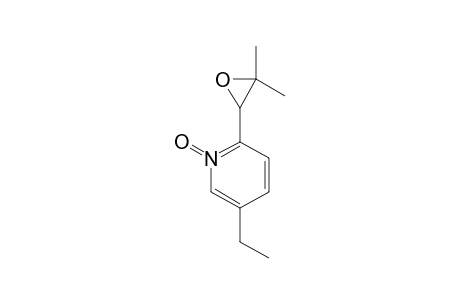 2-(3,3-dimethyl-2-oxiranyl)-5-ethyl-1-oxidopyridin-1-ium