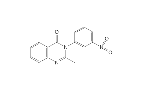 2-METHYL-3-(3-NITRO-o-TOLYL)-4(3H)-QUINAZOLINONE