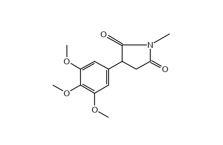 N-methyl-2-(3,4,5-trimethoxyphenyl)succinimide