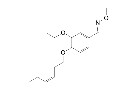 3-ethoxy-4-(((Z)-hex-3-en-1-yl)oxy)benzaldehyde O-methyloxime