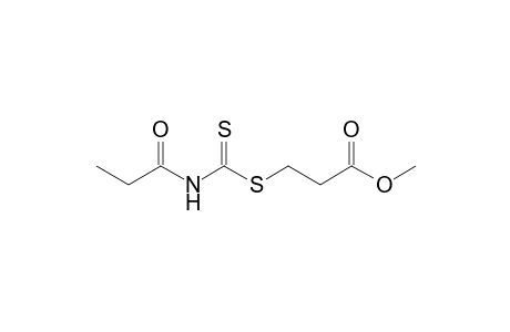 [2'-(Methoxycarbonyl)ethyl](propionyl)carbamodithioate