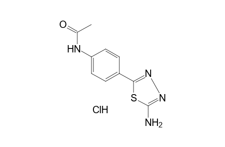 2-amino-5-(p-acetamidophenyl)-1,3,4-thiadiazol, hydrochloride