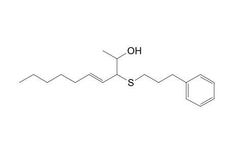 (2RS,3RS,E)-3-(3-Phenylpropylsulfanyl)dec-4-en-2-ol