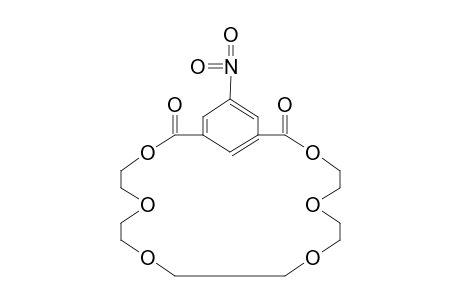 22-nitro-3,6,9,12,15,18-hexaoxabicyclo[18.3.1]tetracosa-1(24),20,22-triene-2,19-dione