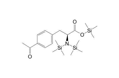 L-Phenylalanine, 4-acetyl-, 3tms