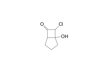 endo-7-Chloro-1-hydroxybicyclo(3.2.0)heptan-6-one