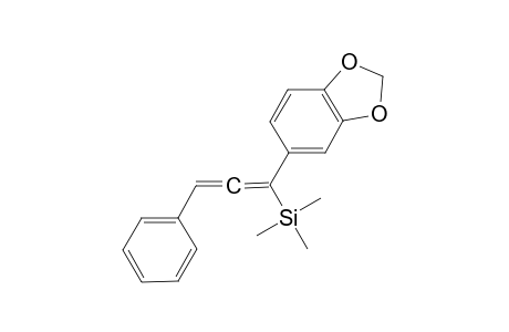 (1-(benzo[d][1,3]dioxol-5-yl)-3-phenylpropa-1,2-dien-1-yl)trimethylsilane