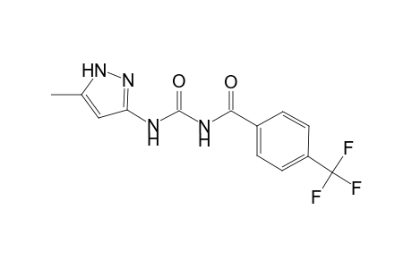 urea, N-(5-methyl-1H-pyrazol-3-yl)-N'-[4-(trifluoromethyl)benzoyl]-