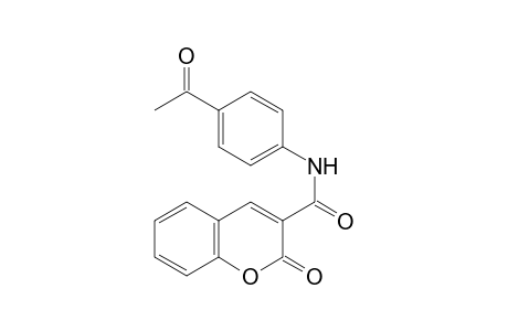 Coumarin-3-carboxamide, N-(4-acetylphenyl)-