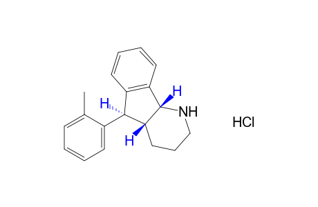 trans-4a,5,cis-4a,9b-2,3,4,4a,5,9b-hexahydro-5-o-tolyl-1H-indeno[1,2-b]pyridine, hydrochloride