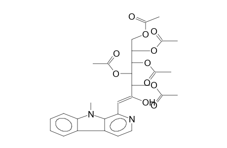 N-METHYL-2-(3,4,5,6,7-PENTA-O-ACETYL-D-GLUCOHEPTANOYL)HARMANE