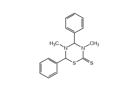 3,5-dimethyl-4,6-diphenyltetrahydro-2H-1,3,5-thiadiazine-2-thione