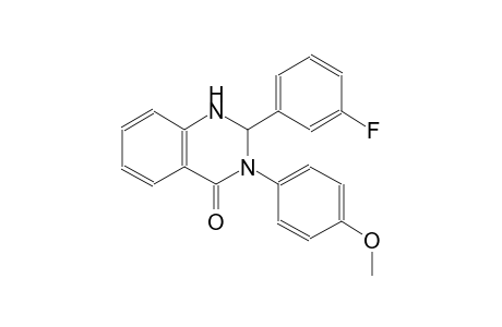 2-(3-fluorophenyl)-3-(4-methoxyphenyl)-2,3-dihydro-4(1H)-quinazolinone