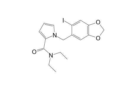 1-(2-Iodo-4,5-methylenedioxybenzyl)pyrrole-2-carboxylic acid diethyl amide