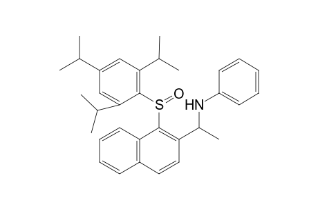 (R*s,S*)-N-Phenyl-1-[1-(2,4,6-triisopropylphenylsulfinyl)-2-naphthyl]ethylamine