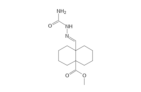 8a-FORMYLOCTAHYDRO-4a(2H)-NAPHTHALENECARBOXYLIC ACID, METHYL ESTER, SEMICARBAZONE