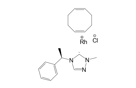 (R)-Chloro(eta-4-1,5-cyclooctadiene)(1-methyl-4-(1-phenylethyl)-4,5-dihydro-1H-1,2,4-triazol-5-ylidene)rhodium(I)