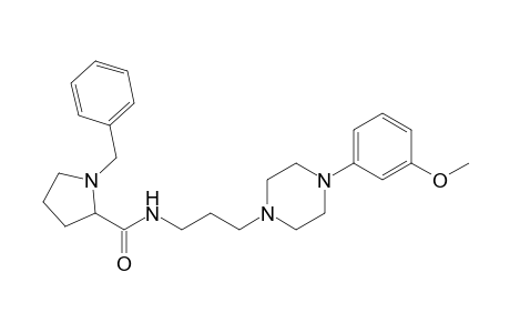 1-Benzyl-N-[3-[4-(3-methoxyphenyl)piperazin-1-yl]propyl]pyrrolidine-2-carboxamide