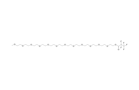 2-[2-[2-[2-[2-[2-[2-[2-[2-[2-[2-(2-Methoxyethoxy)ethoxy]ethoxy]ethoxy]ethoxy]ethoxy]ethoxy]ethoxy]ethoxy]ethoxy]ethoxy]ethyl 2,2,3,3,3-pentafluoropropanoate