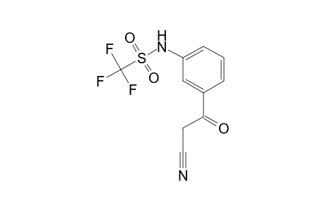 Methanesulfonamide, N-[3-(2-cyanoacetyl)phenyl]-1,1,1-trifluoro-