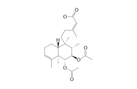 6.alpha.,7.beta.-diacetoxy-13Z-kolavenic acid