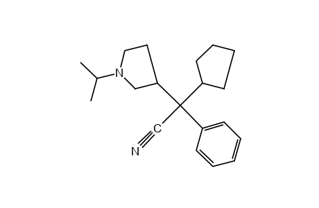 alpha-CYCLOPENTYL-1-ISOPROPYL-alpha-PHENYL-3-PYRROLIDINEACETONITRILE