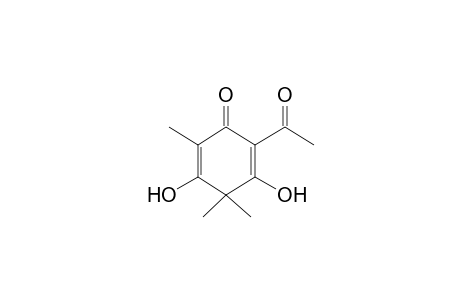 2-Acetyl-3,5-dihydroxy-4,4,6-trimethyl-2,5-cyclohexadien-1-one