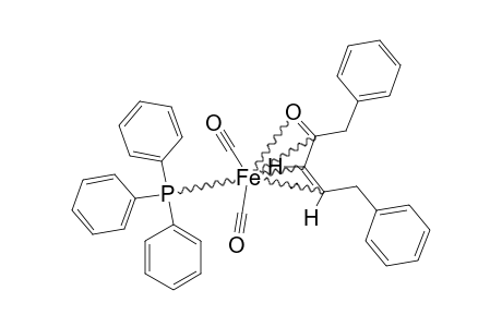 ETA(4)-(E)-[PHCH2CH=CHCOCH2PH]-FE(CO)2PPH3