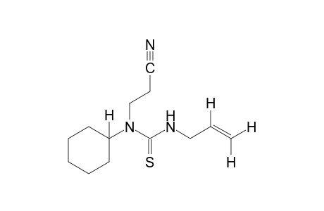 3-allyl-1-(2-cyanoethyl)-1-cyclohexyl-2-thiourea