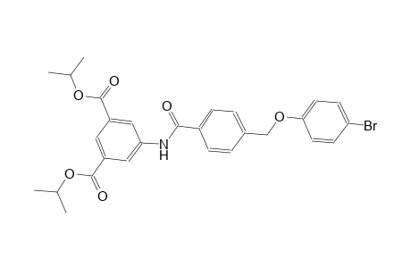 diisopropyl 5-({4-[(4-bromophenoxy)methyl]benzoyl}amino)isophthalate