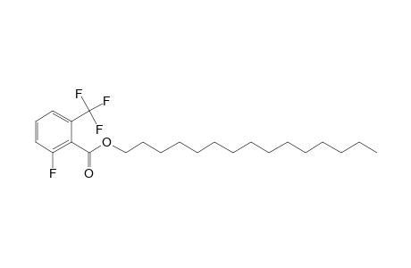 6-Fluoro-2-trifluoromethylbenzoic acid, pentadecyl ester