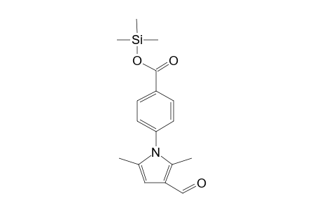 4-(3-Formyl-2,5-dimethyl-1H-pyrrol-1-yl)benzoic acid, o-tms