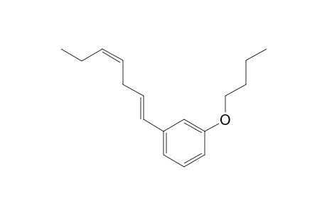 1-butoxy-3-((1E,4Z)-hepta-1,4-dien-1-yl)benzene