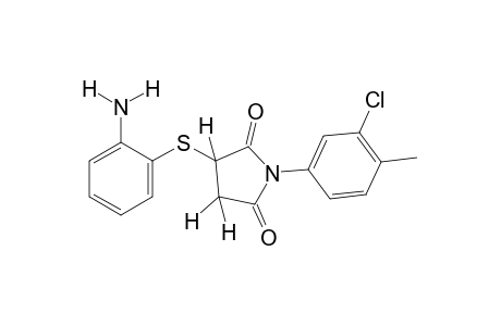 2-[(o-aminophenyl)thio]-N-(3-chloro-p-tolyl)succinimide
