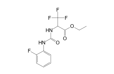 Ethyl 3,3,3-trifluoro-2-[3-(2-fluorophenyl)ureido]propionate