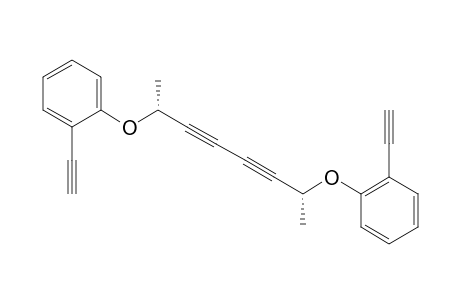 (-)-1,1'-[(2R,7R)-Octa-3,5-diyne-2,7-diylbis(oxy)]bis(2-ethynylbenzene)