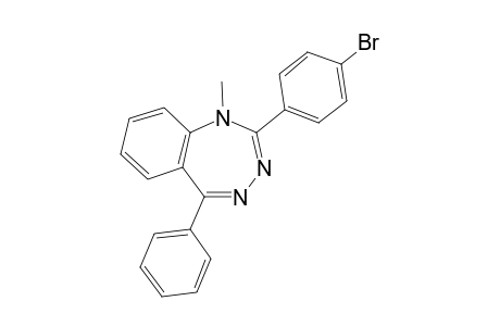 2-(4-Bromo-phenyl)-1-methyl-5-phenyl-1H-benzo[e][1,2,4]triazepine