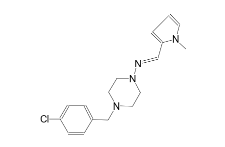 1-piperazinamine, 4-[(4-chlorophenyl)methyl]-N-[(E)-(1-methyl-1H-pyrrol-2-yl)methylidene]-