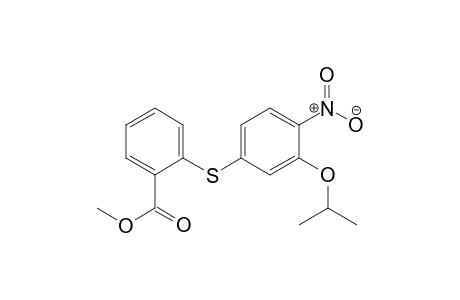 Methyl 2-((3-isopropoxy-4-nitrophenyl)thio)benzoate