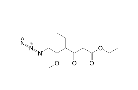 4-(2-Azido-1-methoxyethyl)-3-oxoheptanoic acid ethyl ester