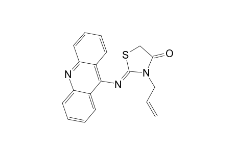 2-(ACRIDIN-9'-YL)-IMINO-3-ALLYL-1,3-THIAZOLIDIN-4-ONE